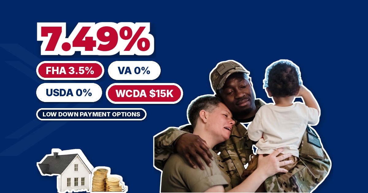 Wyoming Low Down Payment Loans at 7.49%: FHA, VA, USDA, and WCDA Compared (Oct 2026) image
