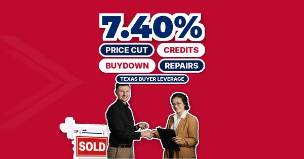 Texas Buyer's Market at 7.40%: How to Negotiate Price Cuts, Seller Credits, and Buydowns (Oct 2026)